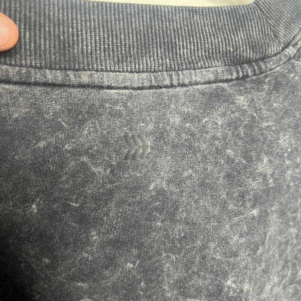 All in Motion Black Acid Washed Sweatshirt - Picture 9 of 10